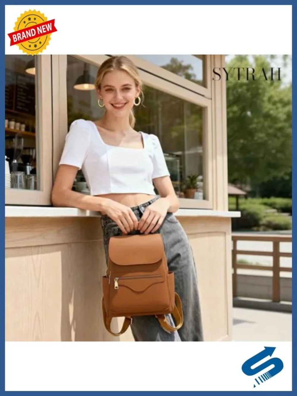 Mini Backpack Purse for Women, Small Travel Casual Daypack with RFID Wallet &